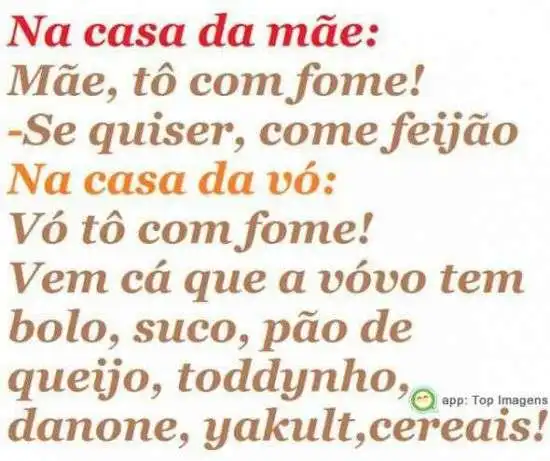 Casa de avó é melhor