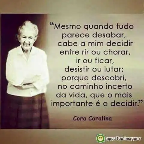 Importante é o decidir