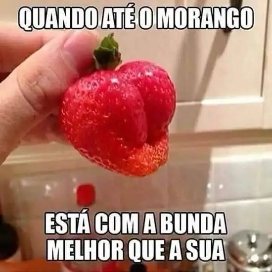 Morango tem mais