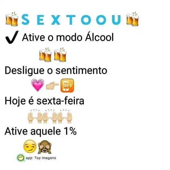 Ativando o modo álcool