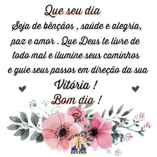 Bom dia com bençãos