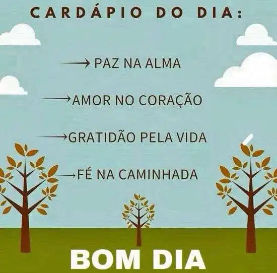 Cardápio do dia