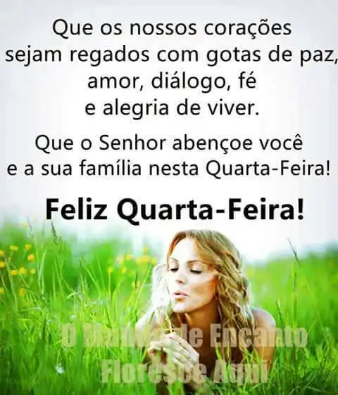 Feliz quarta-feira
