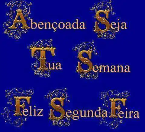 Feliz segunda-feira