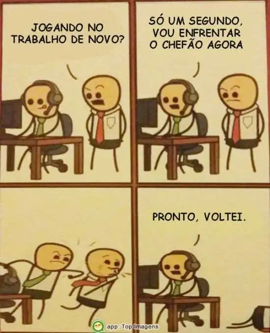 Jogando no trabalho