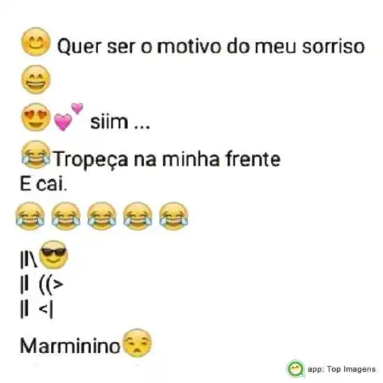 Motivo do meu sorriso