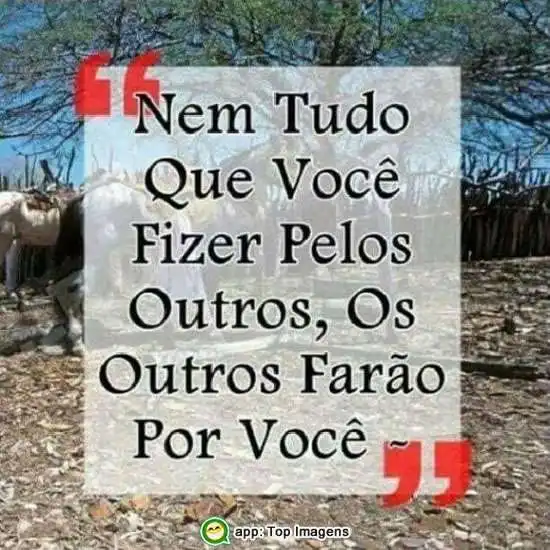 Nem tudo farão por você
