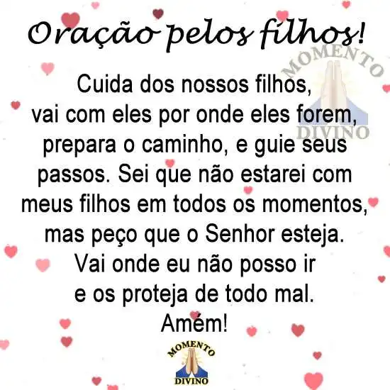 Oração pelos filhos