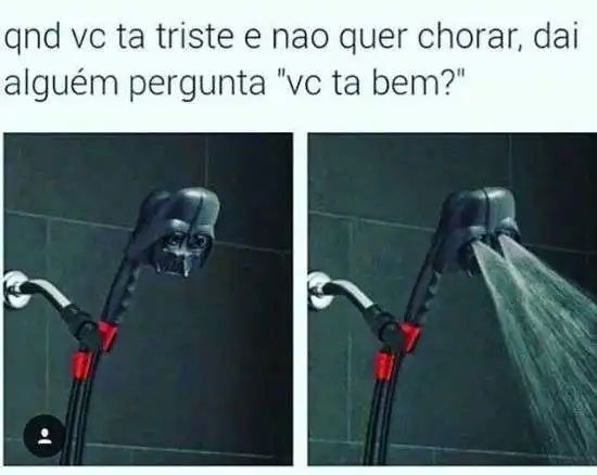 Quando está triste