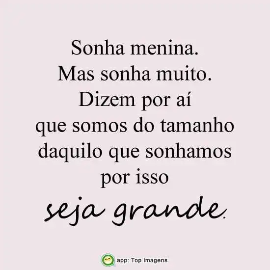 Seja grande