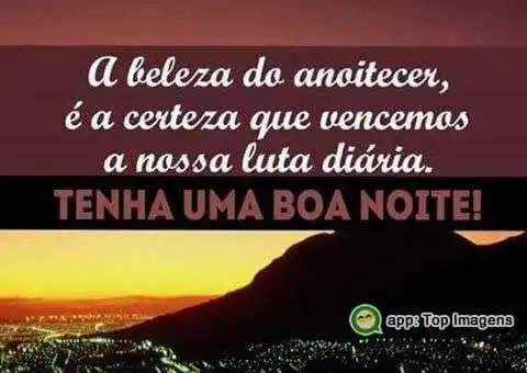 Tenha uma boa noite