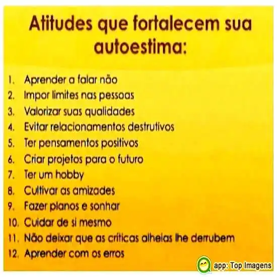 Atitudes que fortalecem