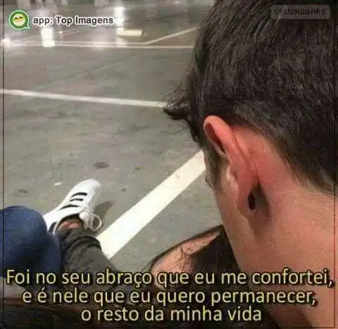 Conforto em seus braços