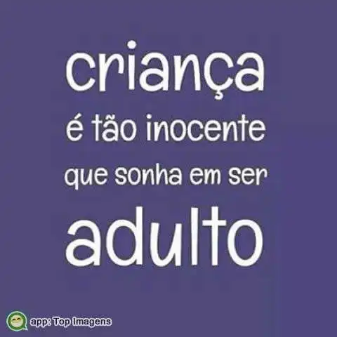 Criança é tão inocente