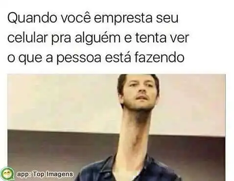 Emprestando o celular