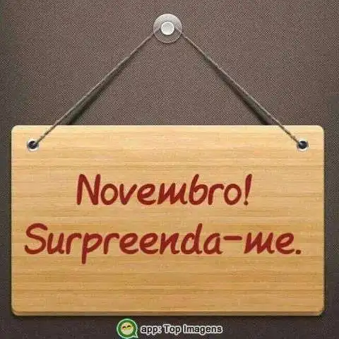 Novembro surpreenda-me