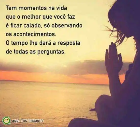 O tempo trará respostas