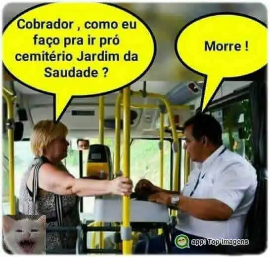 Pergunta ao cobrador