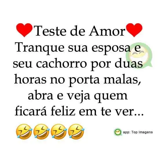 Teste de amor