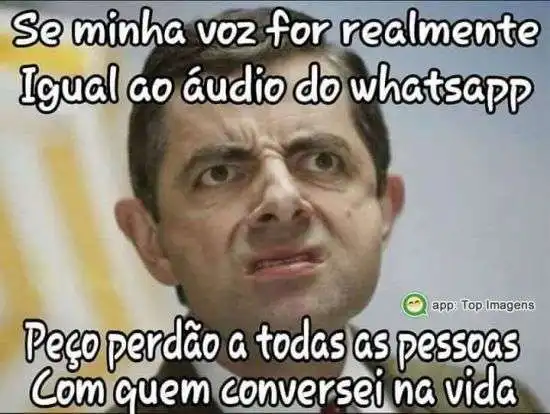 Voz no áudio do Whatsapp