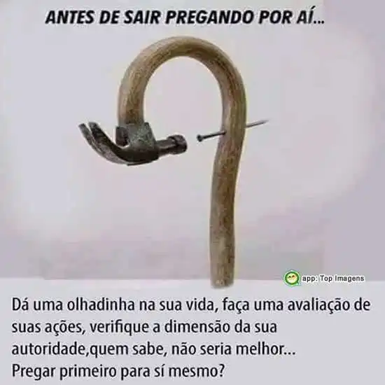 Antes de sair pregando
