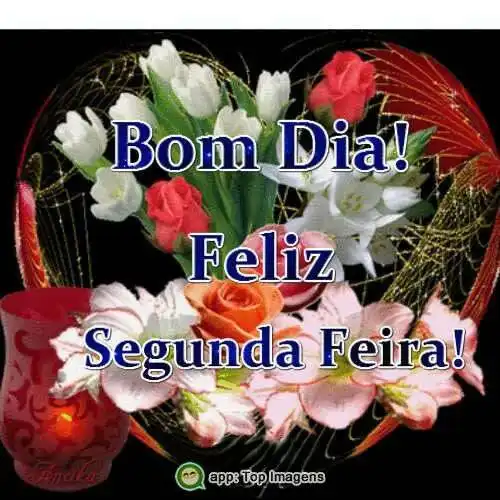 Bom dia e feliz segunda-feira