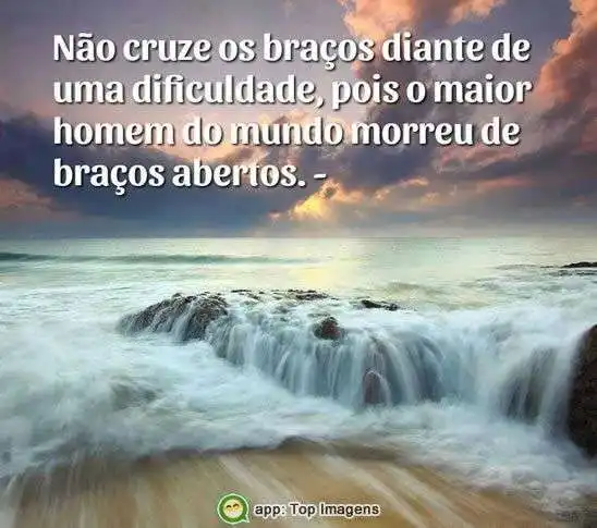 Não cruze os braços