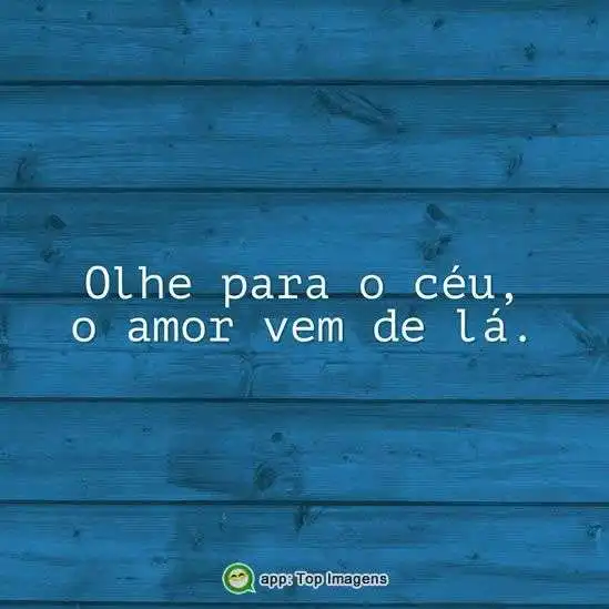 O amor vem do céu