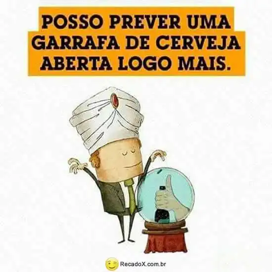 Prevendo uma cerveja logo mais