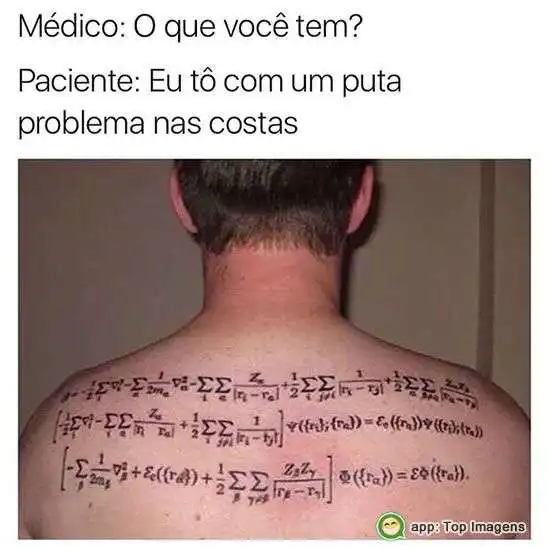 Problema nas costas