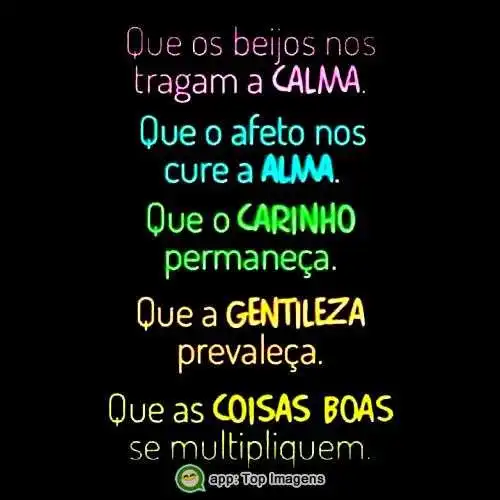 Que coisas boas se multipliquem