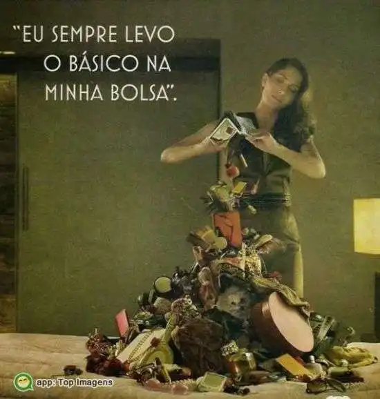 Sempre levo o básico