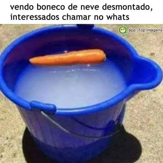 Vendo boneco de neve desmontado