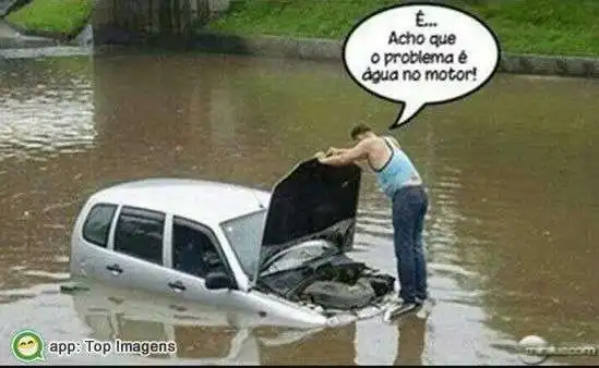 Água no motor