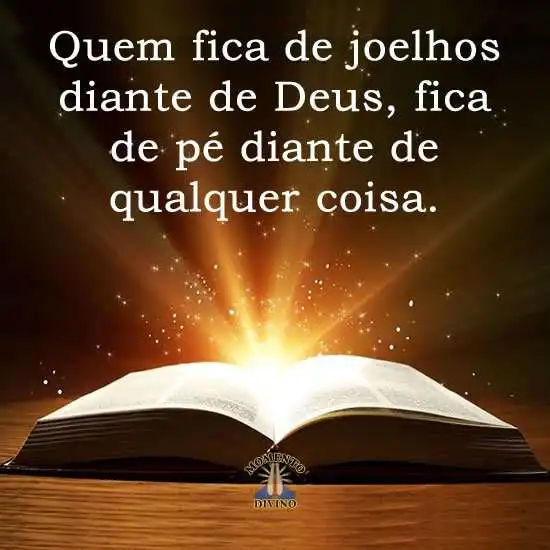 De joelhos diante de Deus