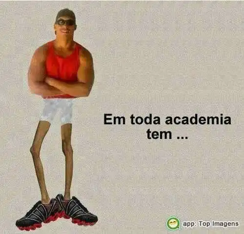 Em toda academia tem
