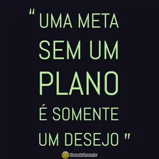 Meta sem plano