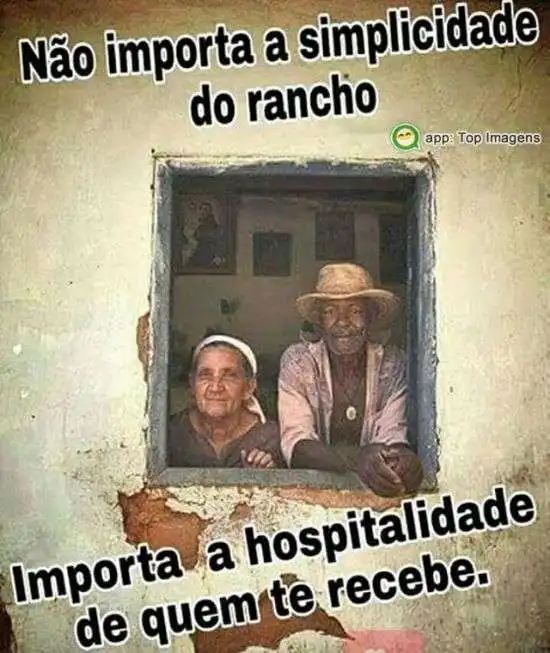 Não importa a simplicidade do rancho