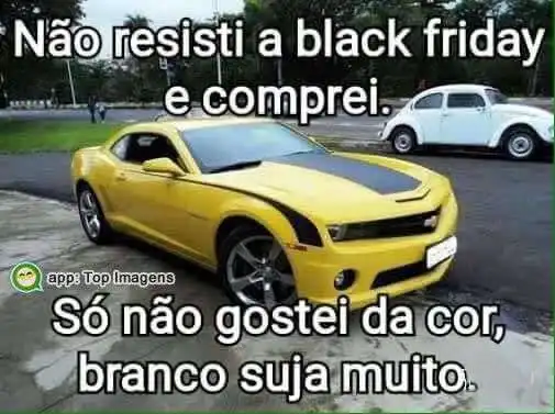 Não resisti a black friday 