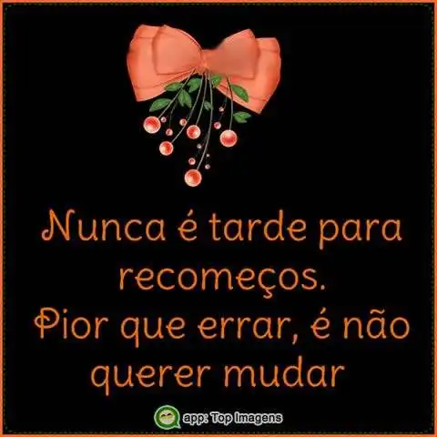 Nunca é tarde