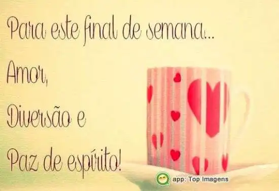 Para este fim de semana