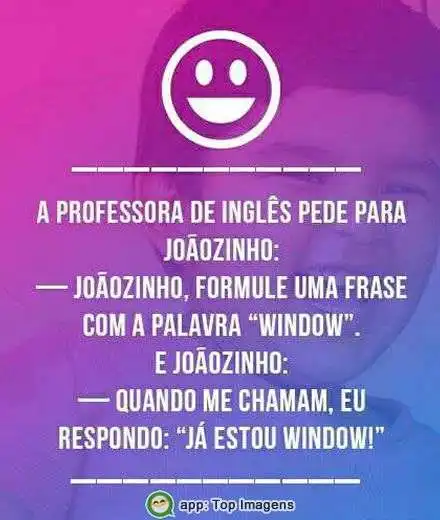 Professora pergunta ao Joãozinho