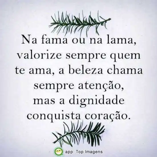 Valorize quem te ama