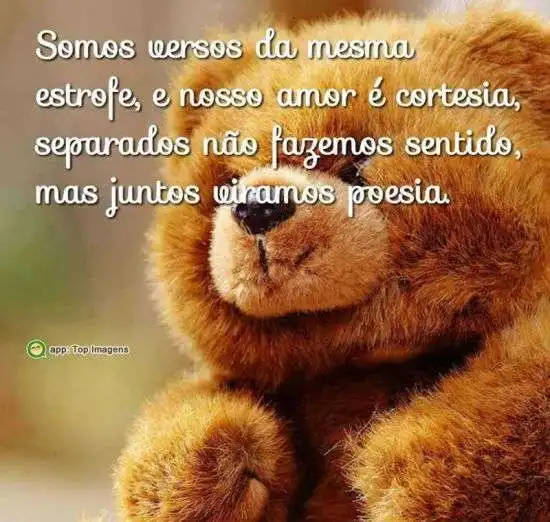 Versos da mesma estrofe