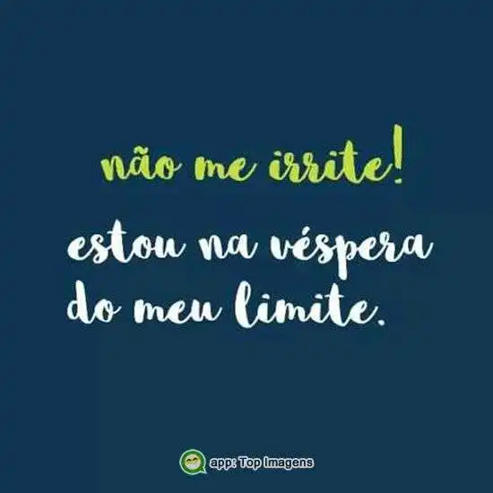 Véspera do meu limite