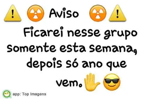 Aviso para o grupo
