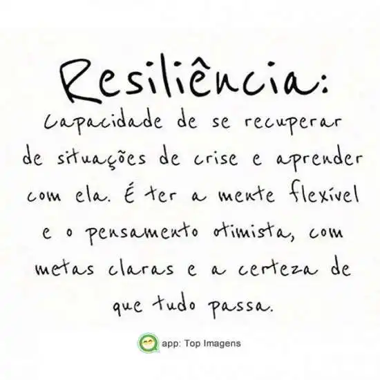 Capacidade de se recuperar