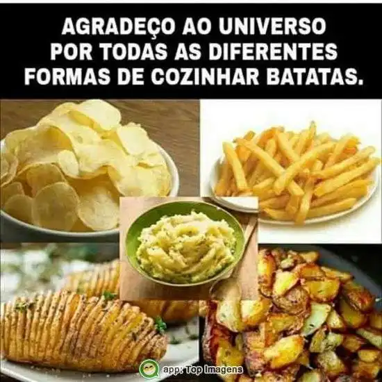 Formas de cozinhar batata