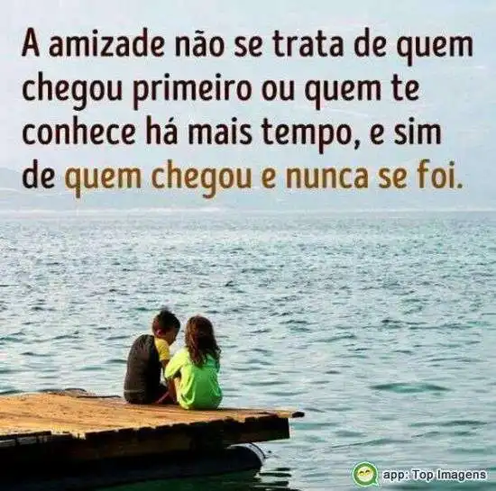 O que se trata a amizade