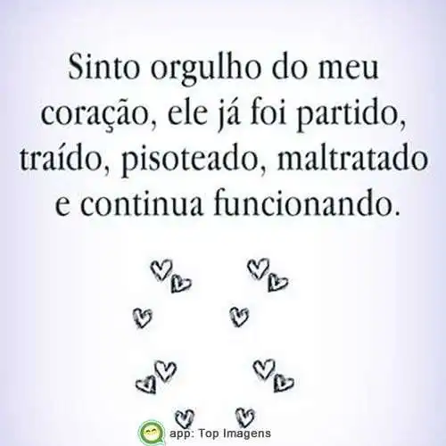 Orgulho do coração